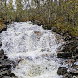 Der Fluss ist sehr aktiv