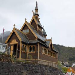 Die Stabkirche St. Olaf in Balestrand