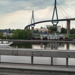 Die Elbbrücke ist immer noch beeindruckend