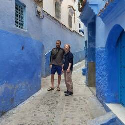 Blau No. 10 - mit Arved und Hanna