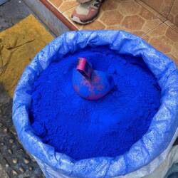 Ein großer Sack blau!