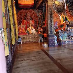 A side temple at the oldest Buddhist temple in Bhutan