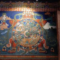A mandala in the Dzong