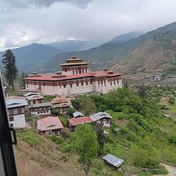 The Paro Dzong. Center of district secular and religious administrations