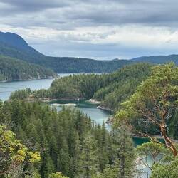 Bill took this photo from their Flagpole hike. Can you spot C-Traveler?
