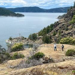 Bill and Mike at one of the overlooks near the top of the Bold Head trail.