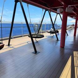Virgin cruises loves its swings