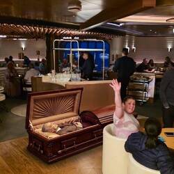The Wake Restaurant had an actual wake