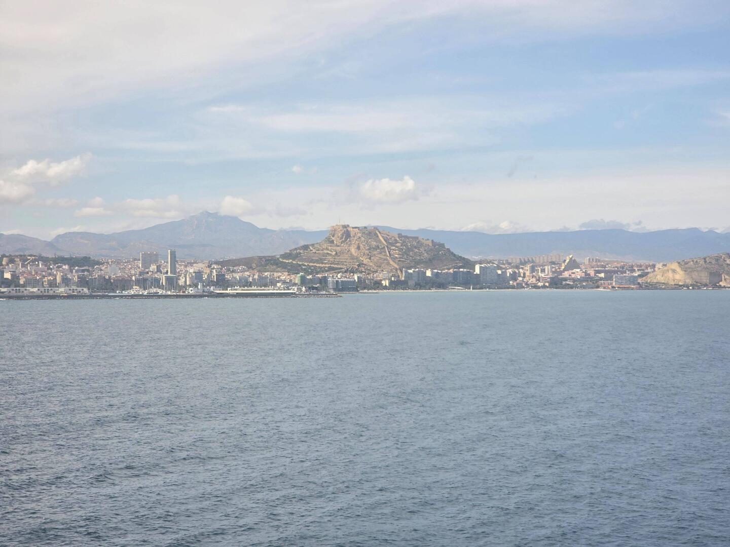 Fort on mountain in center of city
