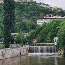 Blick auf die gelbe Bastion- heute Aussichtspunkt früher Verteidigungswall