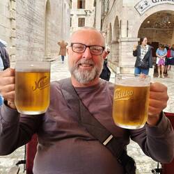 Lunch and beer