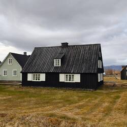Een van de oudste huizen van IJsland in Eyrarbakki