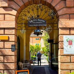 Entrance to the Rasponi Garden (or Forgotten Herb Garden) — Ravenna, Italy.