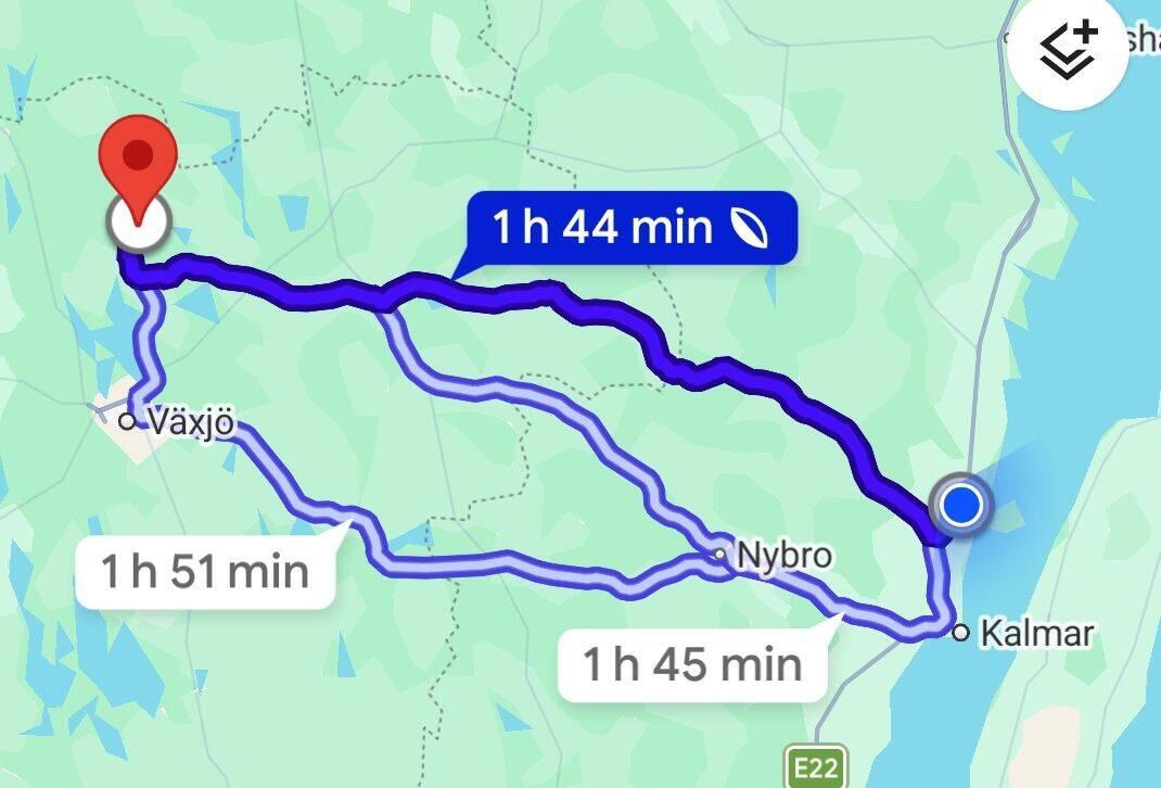 Maps sagt,ist nicht sooo weit