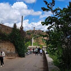 Vista di Civita da Mercatello