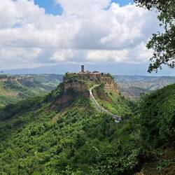 Dal belvedere vicino al parcheggio