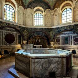 The Neonian Baptistery (Orthodox Baptistery) — Ravenna, Italy.
