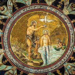 The Neonian Baptistery (Orthodox Baptistery) — Ravenna, Italy.