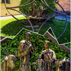 Nativity sculpture near the baptistery by Cesare Cardinale — Ravenna, Italy.
