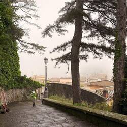 8:30 Montefiascone, Nebel,