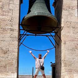 Auf dem Turm der Kathedrale nach 207 Stufen