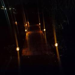 Beleuchtung auf dem Weg ins Bett