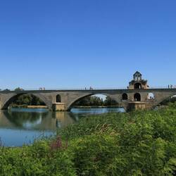 Der erste Blick auf die berühmte römische Brücke