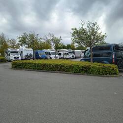 Stellplatz in Ribe ist uns zu voll und eng