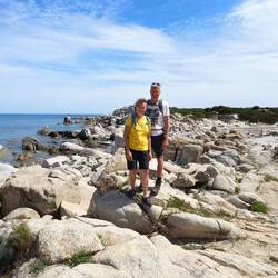 Auf dem Weg zur Punta Molentis