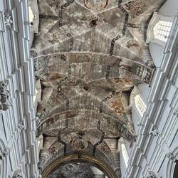 The ceiling of the church in Vernole