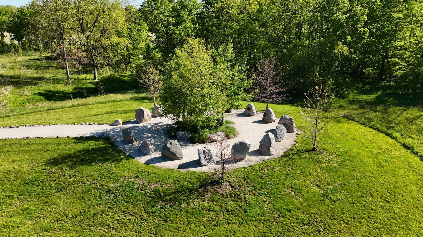 Circle of rocks