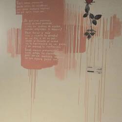 On the wall of my room in Madrid