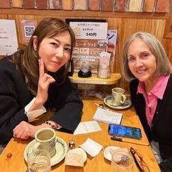 Tomoko, a stranger, asked me out for coffee afterwards!