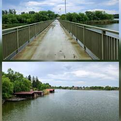 Zugang über eine Brücke