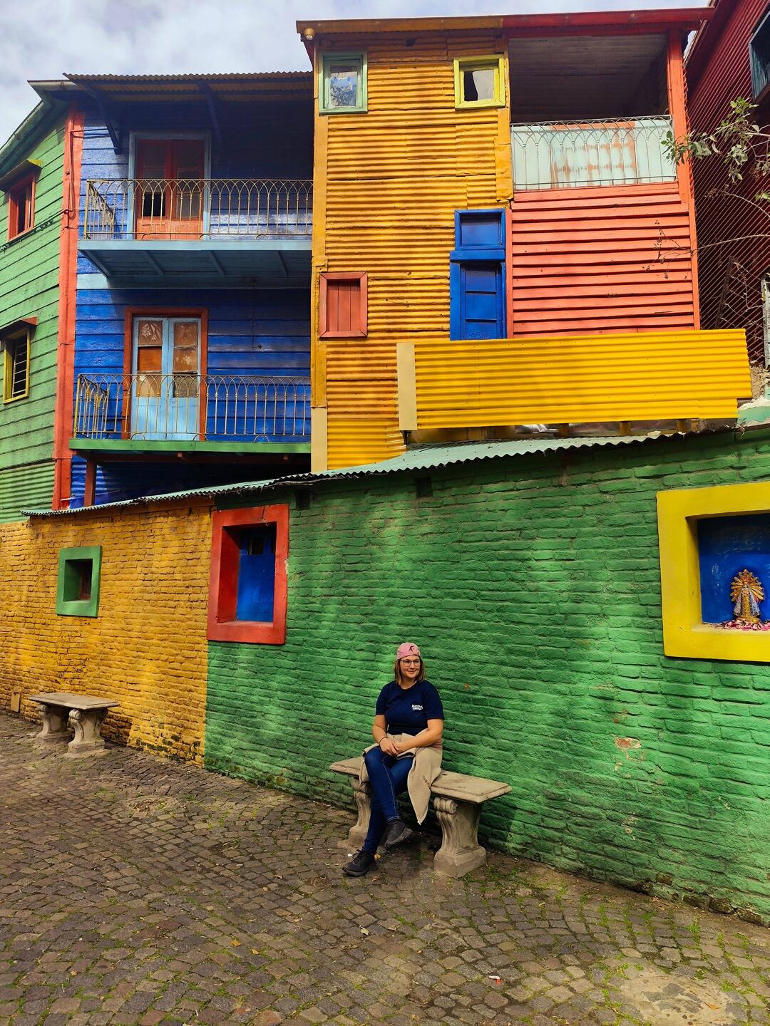 Farbiger Stadtteil La Boca