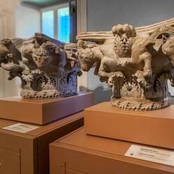 Column capitals from the 5th century — Archiepiscopal Museum.