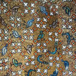 Chapel of St. Andrew ... vestibule ceiling detail @ the Archiepiscopal Palace — Ravenna, Italy.
