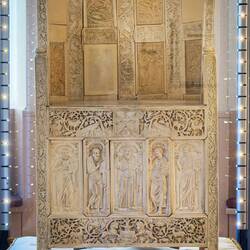 The ivory throne of Maximian ... Archiepiscopal Museum — Ravenna, Italy.