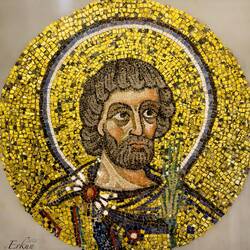 Identified as St. Ursinicus ... from the cathedral apse — Archiepiscopal Museum.