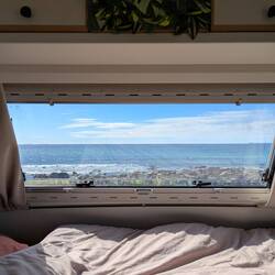 Vanlife Ausblick aus Cosmo