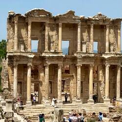 Library of Celsus, 3rd largest after Pergamon