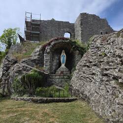 Die Ruine des Castellos, kann nicht besichtigt werden