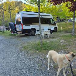 Mein Campingplatz La Verna, leer unter der Woche