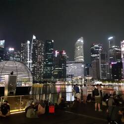 Singapur bei Nacht