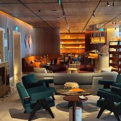 Lounge in the Andaz Hyatt Hotel
