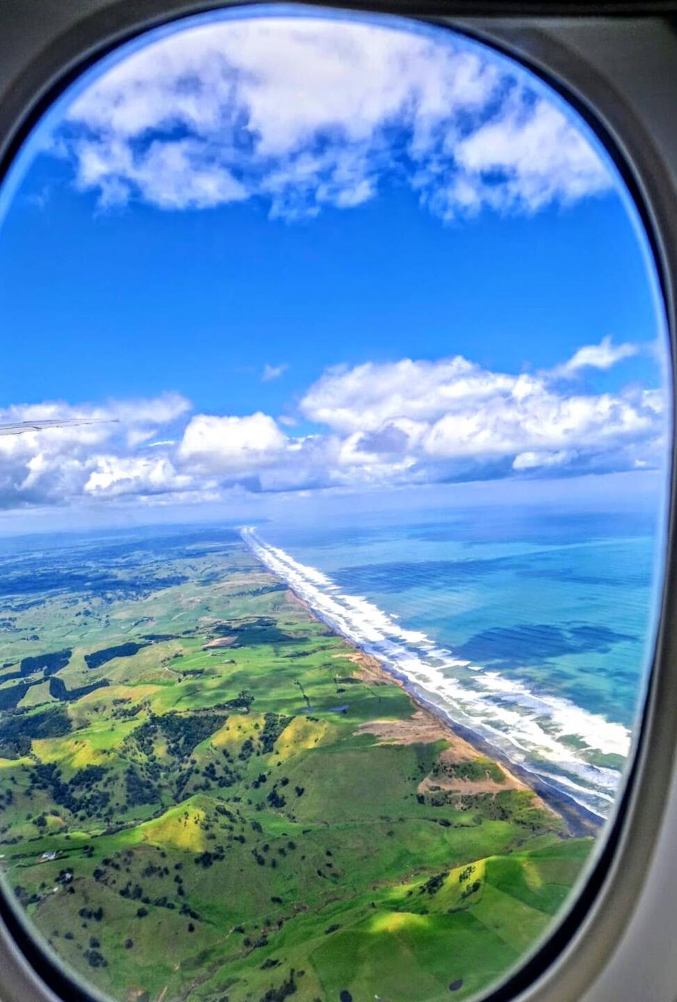 Anflug auf Auckland
