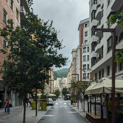 Auf dem Weg zum Guggenheim Museum