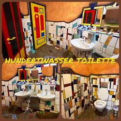 Toilette im Turm