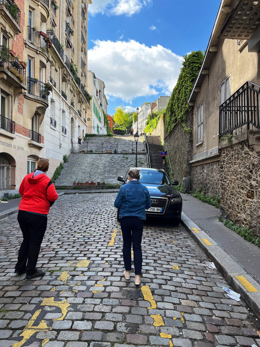 Treppen in Montmartre