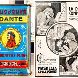 Dante in advertisements ... the one on the right is hilarious — Casa Dante in Ravenna, Italy.